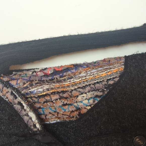 Sioni Black Multicolor Women's Sweater - Picture 2 of 4